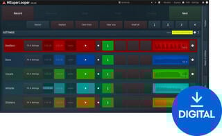 Studiový software VST Instrument MELDA MSuperLooper (Digitální produkt)