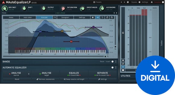 Studio software plug-in effect MELDA MAutoEqualizer (Digitaal product) - 1