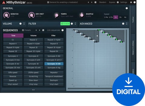 Studijski software plug-in efekt MELDA MRhythmizer (Digitalni izdelek) - 1