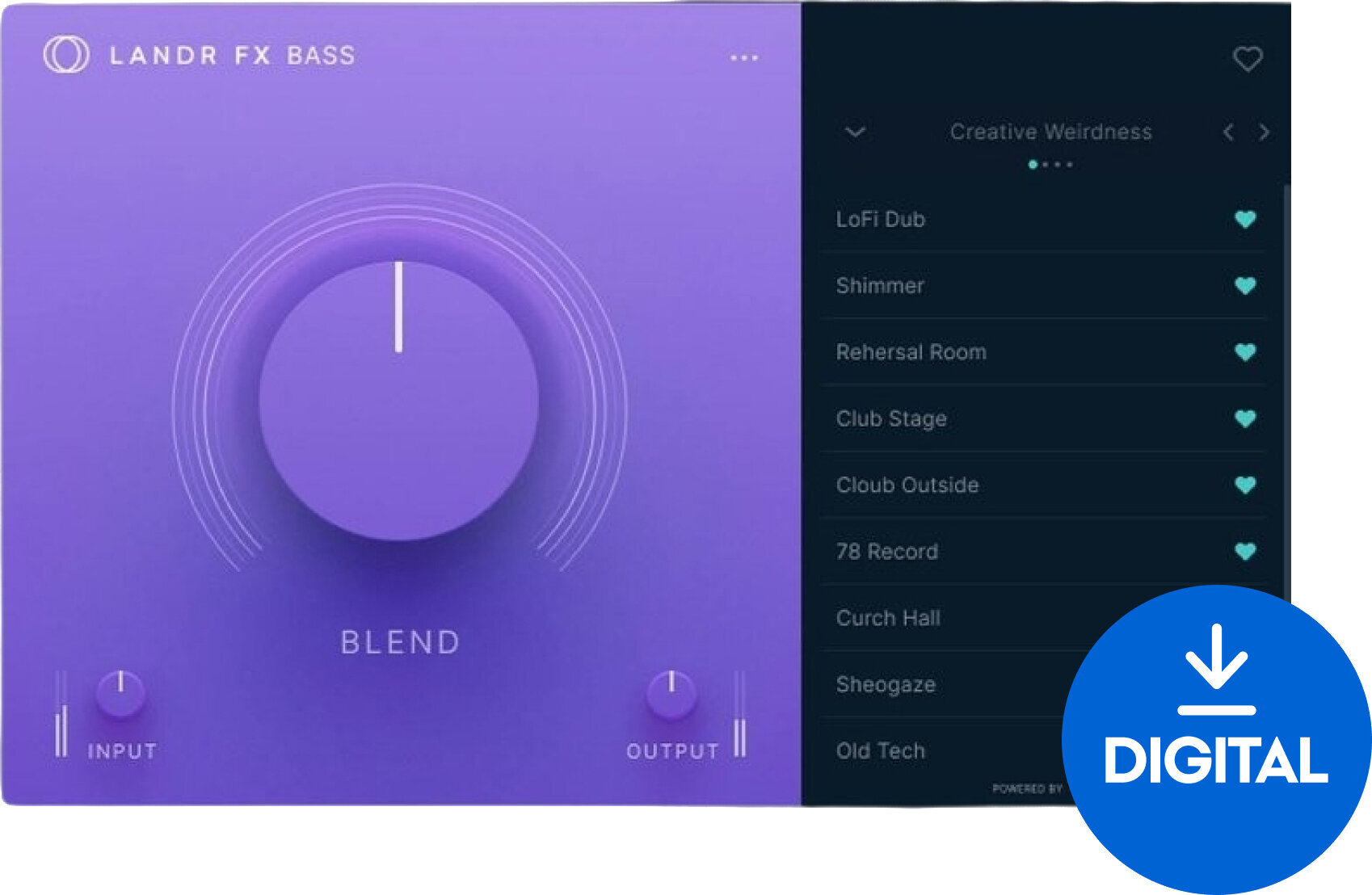 Oprogramowanie studyjne Plug-In efekt LANDR FX Bass (Produkt cyfrowy)
