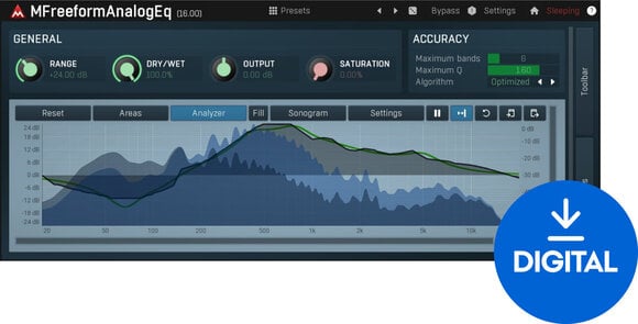 Programski plugin efekti MELDA MFreeformAnalogEq (Digitalni proizvod) - 1