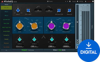 Studio-Effekt-Plugin MELDA MTurboEQ (Digitales Produkt)