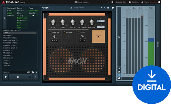 Студио софтуер Plug-In ефект MELDA MCabinet (Дигитален продукт) - 1
