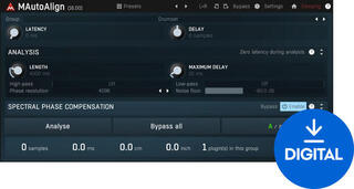 Procesador de efectos de complemento de software MELDA MAutoAlign (Producto digital)