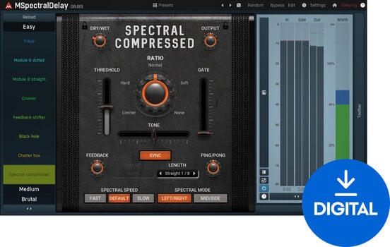 Procesador de efectos de complemento de software MELDA MSpectralDelay (Producto digital) - 1