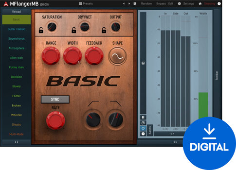 Software Plug-In FX Processor MELDA MFlangerMB (Digital product) - 1