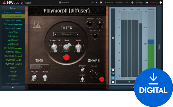 FX-processorer programvaruplugin MELDA MWobbler (Digital produkt) - 1