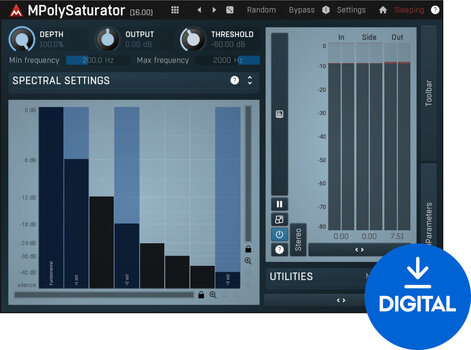 Software Plug-In FX Processor MELDA MPolySaturator (Digital product) - 1