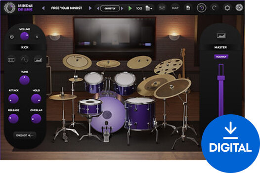 VST Instrument Modalics MINDst Drums (Produkt cyfrowy) - 1