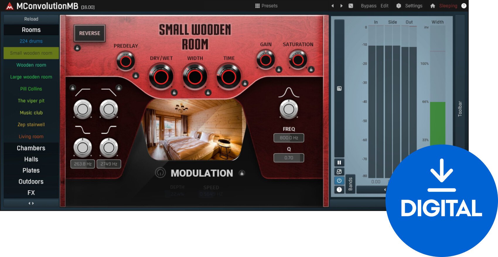 Studijski software plug-in efekt MELDA MConvolutionMB (Digitalni izdelek)