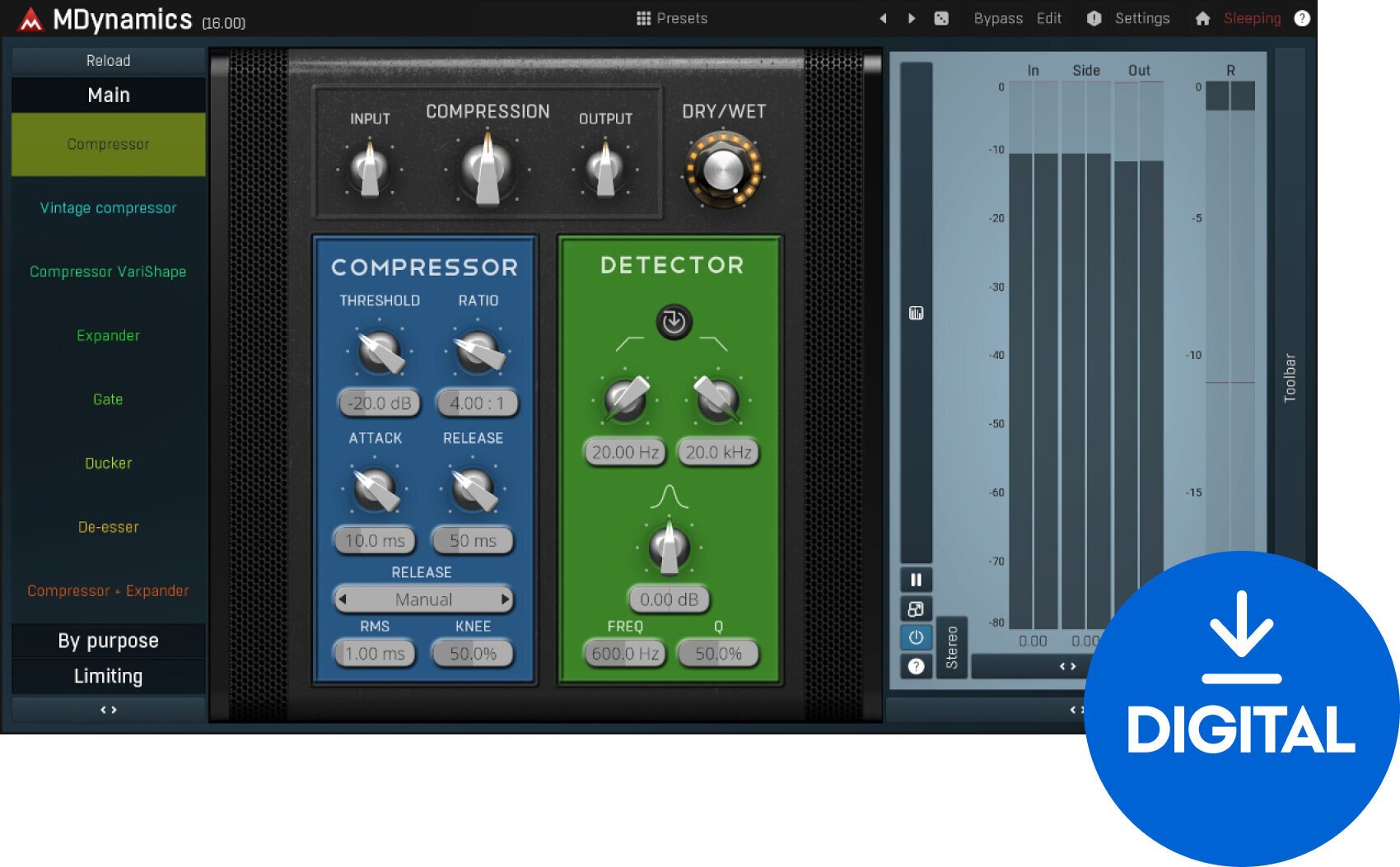 Virtuális effekt MELDA MDynamics (Digitális termék)