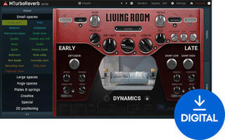 Studiový softwarový Plug-In efekt MELDA MTurboReverb (Digitální produkt)