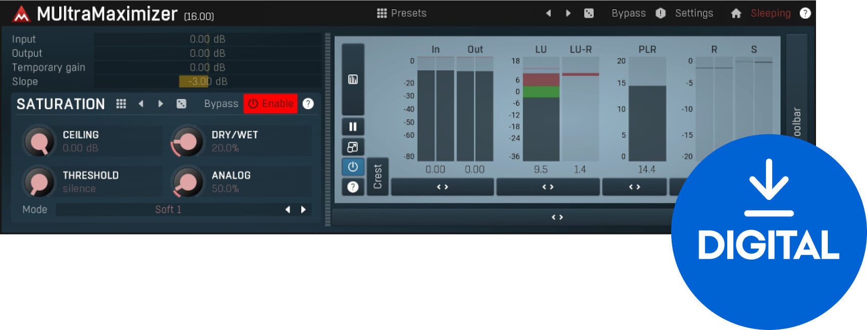 Oprogramowanie studyjne Plug-In efekt MELDA MUltraMaximizer (Produkt cyfrowy)