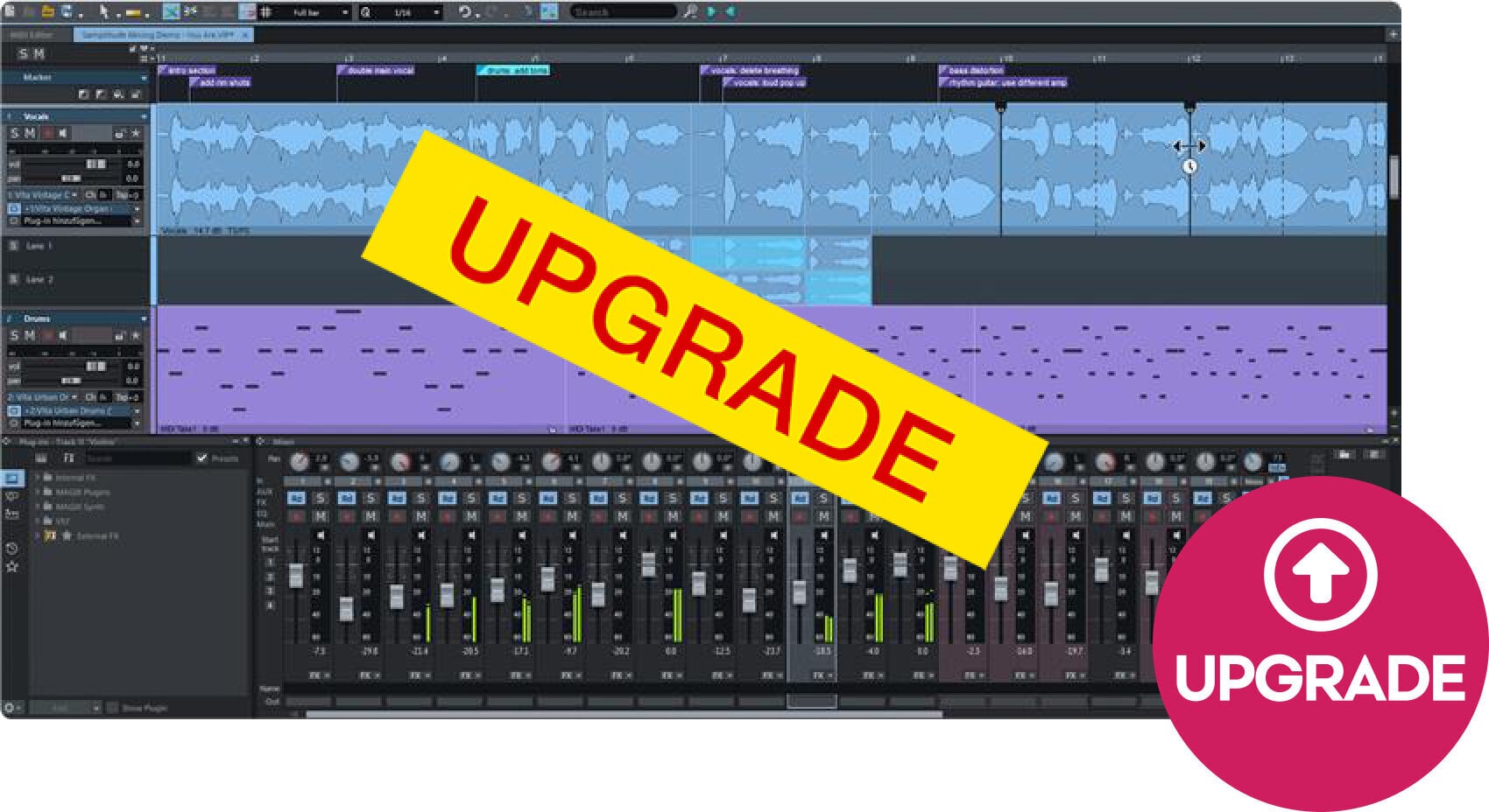 Update / Upgrade / Expansion MAGIX SAMPLITUDE Pro X8 UPG (Produit numérique)