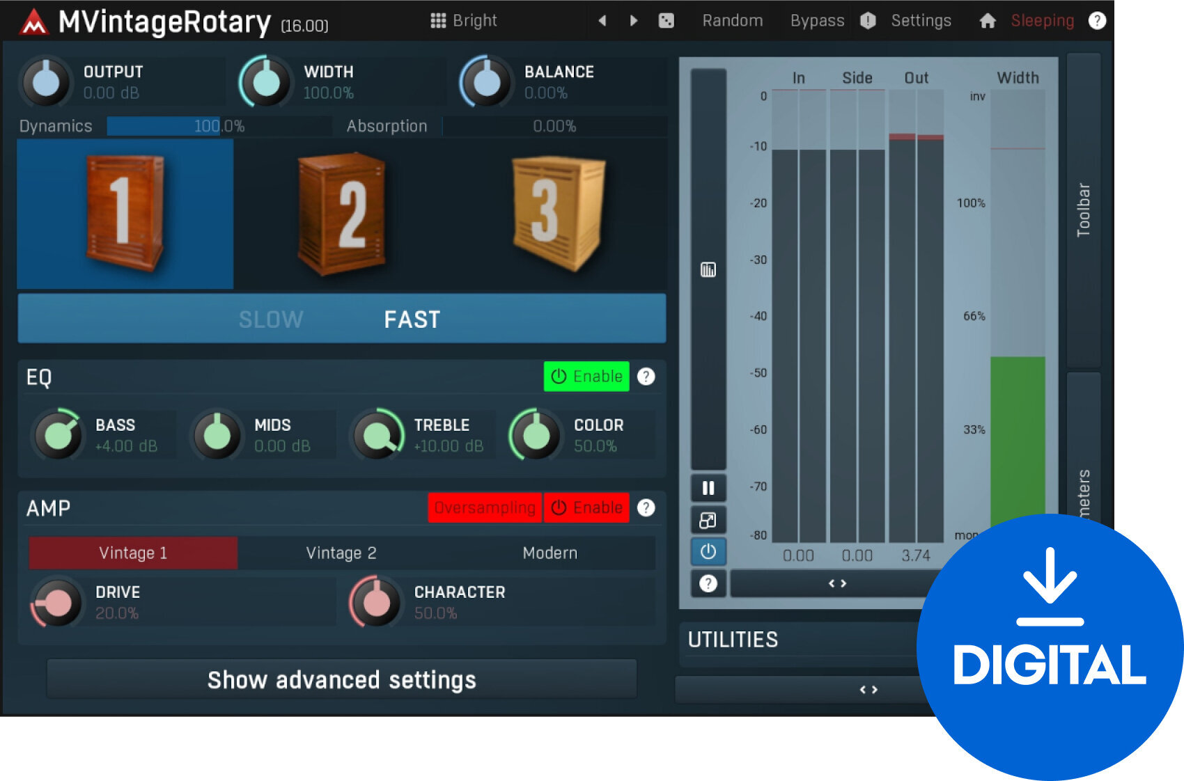 Software Plug-In FX Processor MELDA MVintageRotary (Ψηφιακό προϊόν)