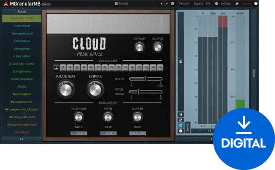 Virtuális effekt MELDA MGranularMB (Digitális termék) - 1