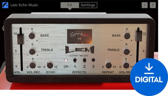 FX protsessori tarkvara pistikprogramm Martinic Lem Echo Music (Digitaalne toode) - 1