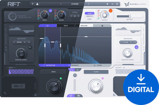 Студио софтуер Plug-In ефект Minimal Audio Rift (Дигитален продукт) - 1