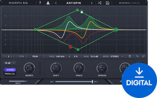 Студио софтуер Plug-In ефект Minimal Audio Morph EQ (Дигитален продукт)
