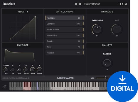 VST Instrument LibreWave Dulcius (Produto digital) - 1