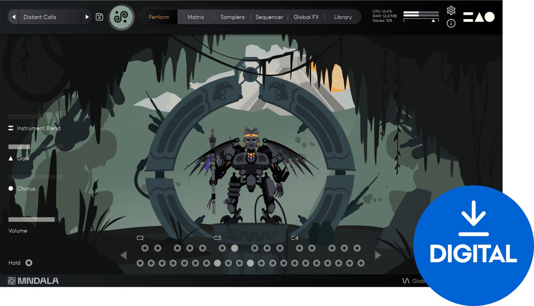 Studijski software plug-in efekt Mntra Instruments Huracan (Digitalni izdelek)