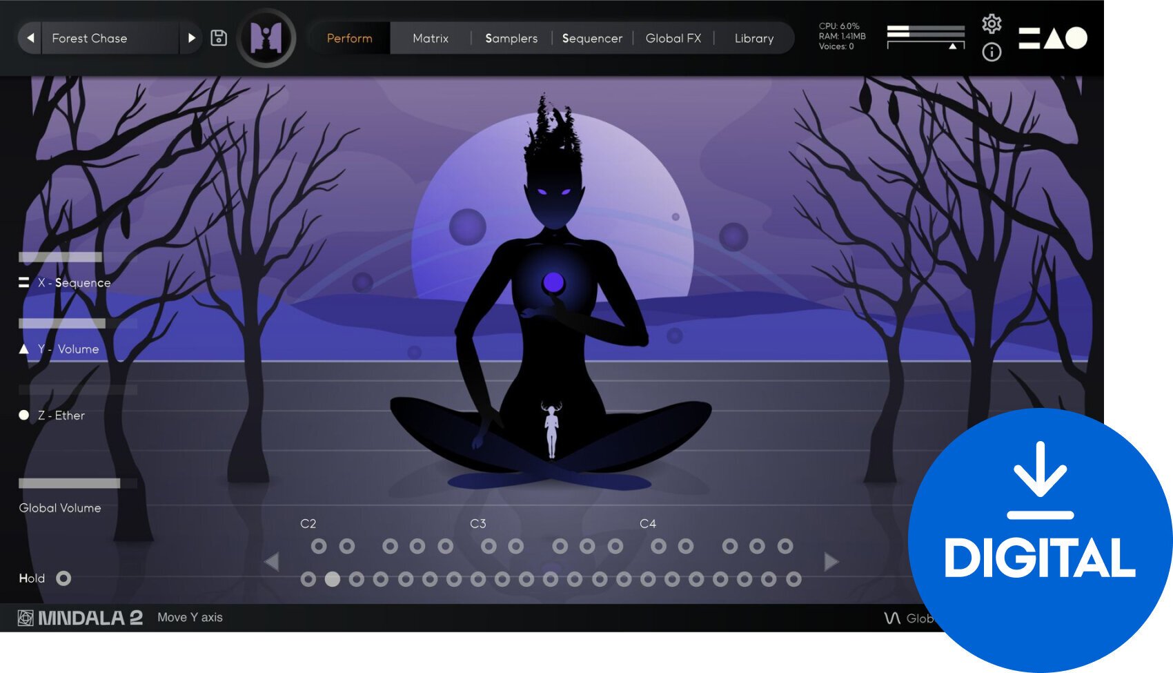 Studijski software plug-in efekt Mntra Instruments Kymera (Digitalni izdelek)