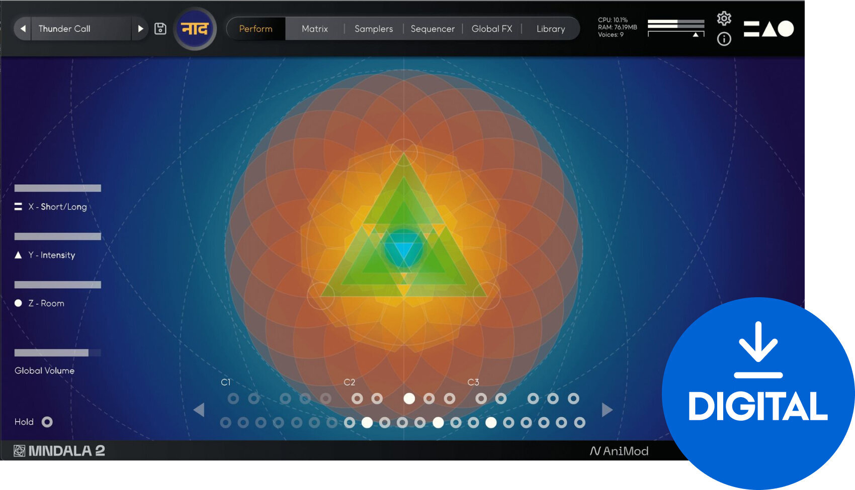 Studijski software plug-in efekt Mntra Instruments Naada (Digitalni izdelek)