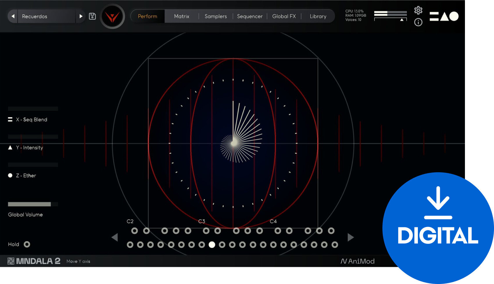 Studijski software plug-in efekt Mntra Instruments Vespera Pro (Digitalni izdelek)