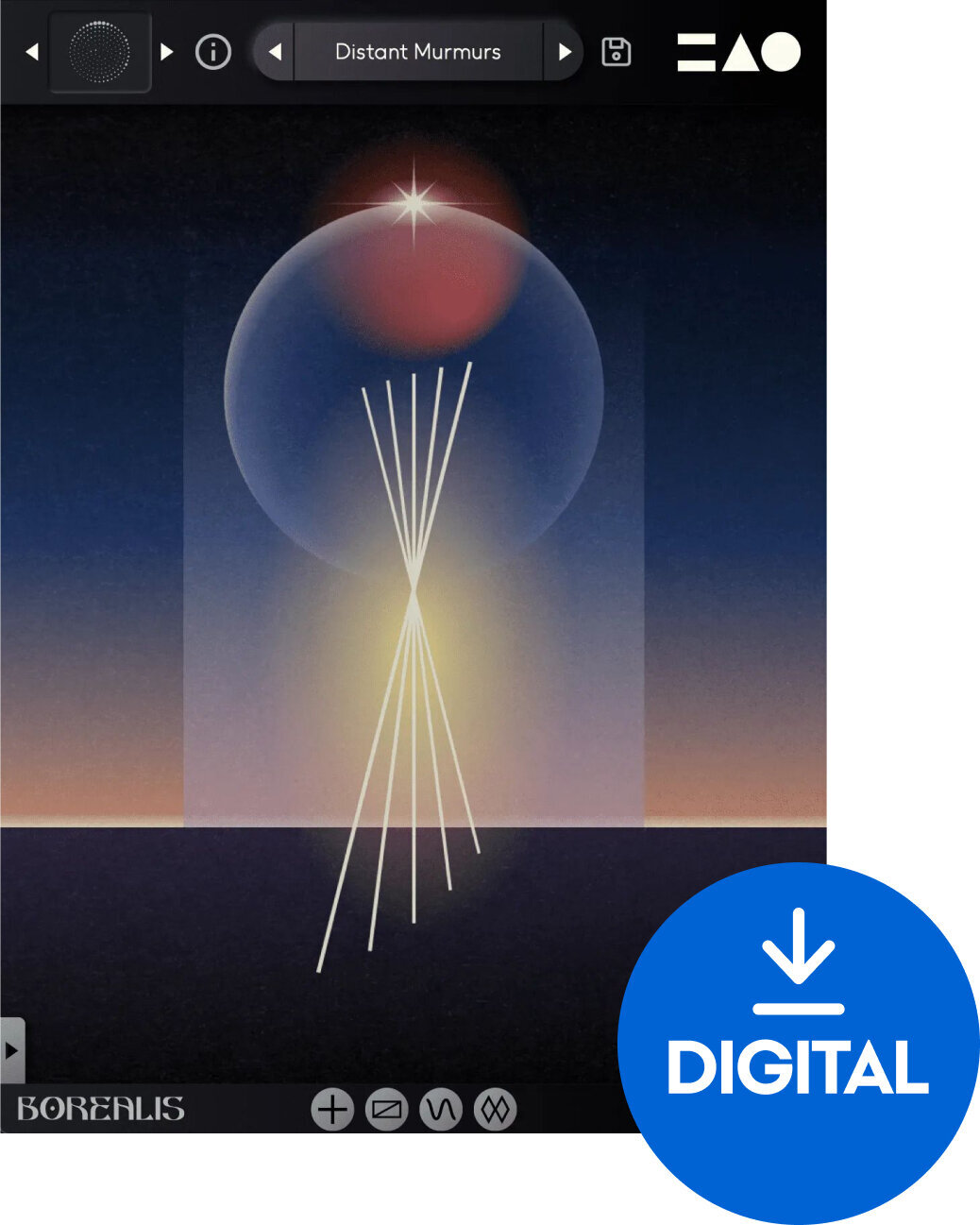 Studijski software plug-in efekt Mntra Instruments BOREALIS (Digitalni izdelek)