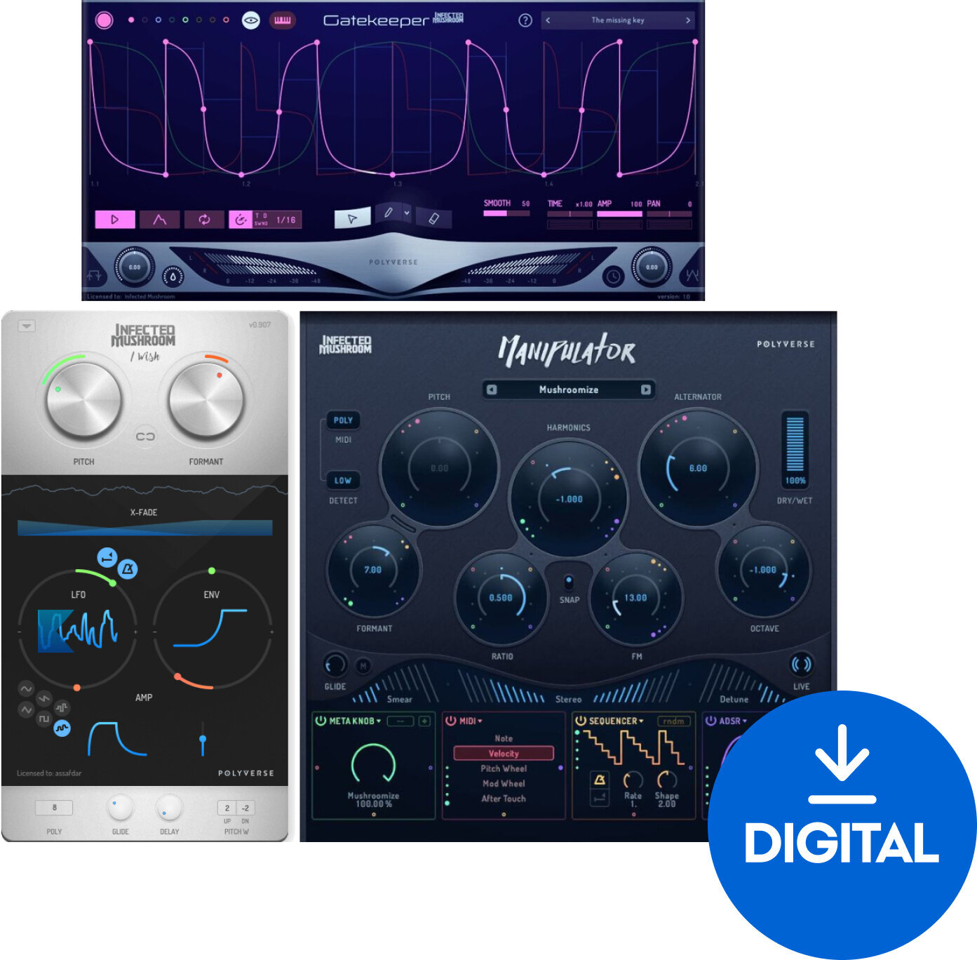 Programski Plug-In efekti Polyverse Infected Mushroom Bundle (Digitalni proizvod)