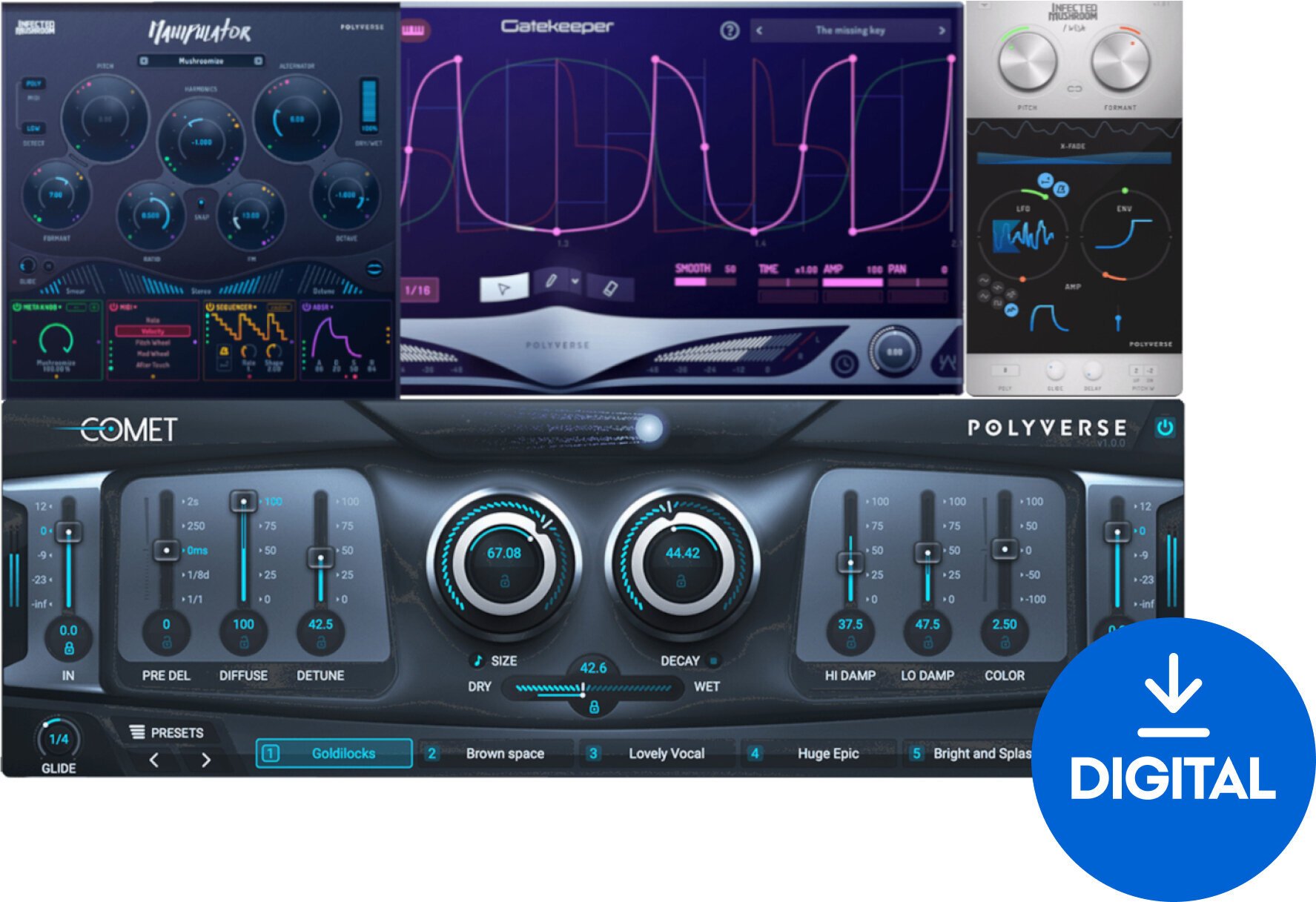 Studio-Effekt-Plugin Polyverse Everything Bundle (Digitales Produkt)
