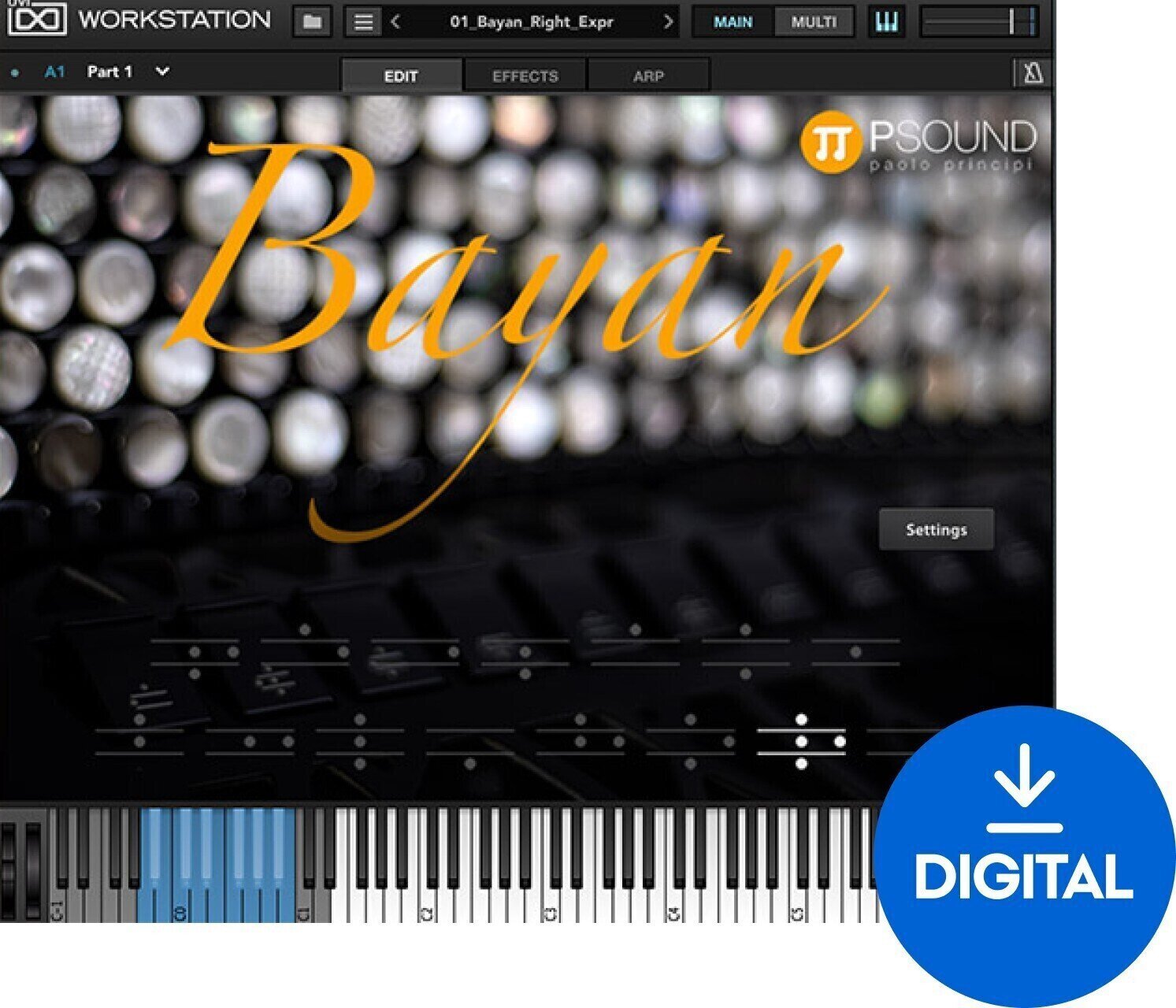 VST Instrument PSound Bayan (Digitalni izdelek)