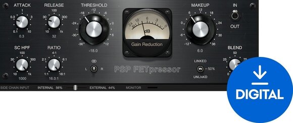 Procesador de efectos de complemento de software PSP Audioware FETpressor (Producto digital) - 1