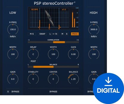 VST Instrument PSP Audioware StereoController2 (Дигитален продукт) - 1