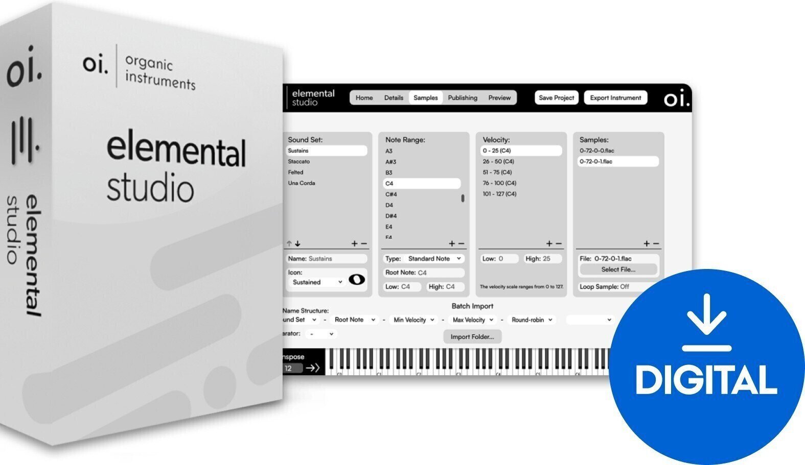VST Instrument Organic Instruments Elemental Studio - Annual (Digitales Produkt)