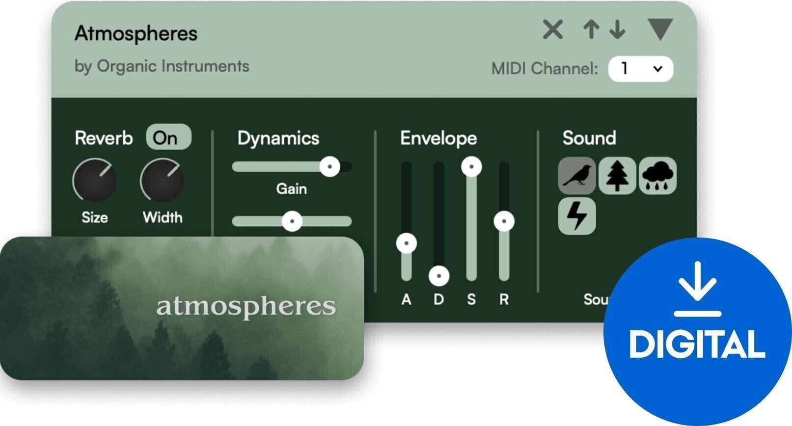 Biblioteca de samples/sons Organic Instruments Atmospheres (Produto digital)