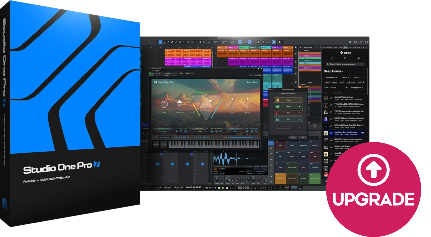 Update / Upgrade / Expansion Presonus Studio One Pro 7 Upgrade (Produkt cyfrowy)
