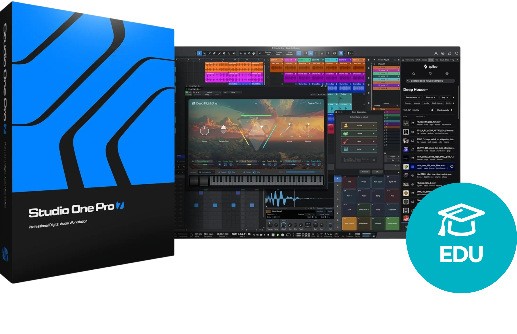 DAW Sequencer-Software Presonus Studio One Pro 7 Academic (Digitales Produkt)