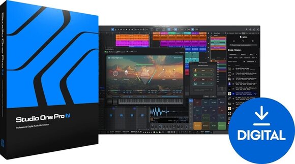 Oprogramowanie studyjne DAW Presonus Studio One Pro 7 with 12M Pro+ (Produkt cyfrowy) - 1