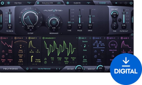 Virtuális effekt Polyverse Filterverse (Digitális termék) - 1