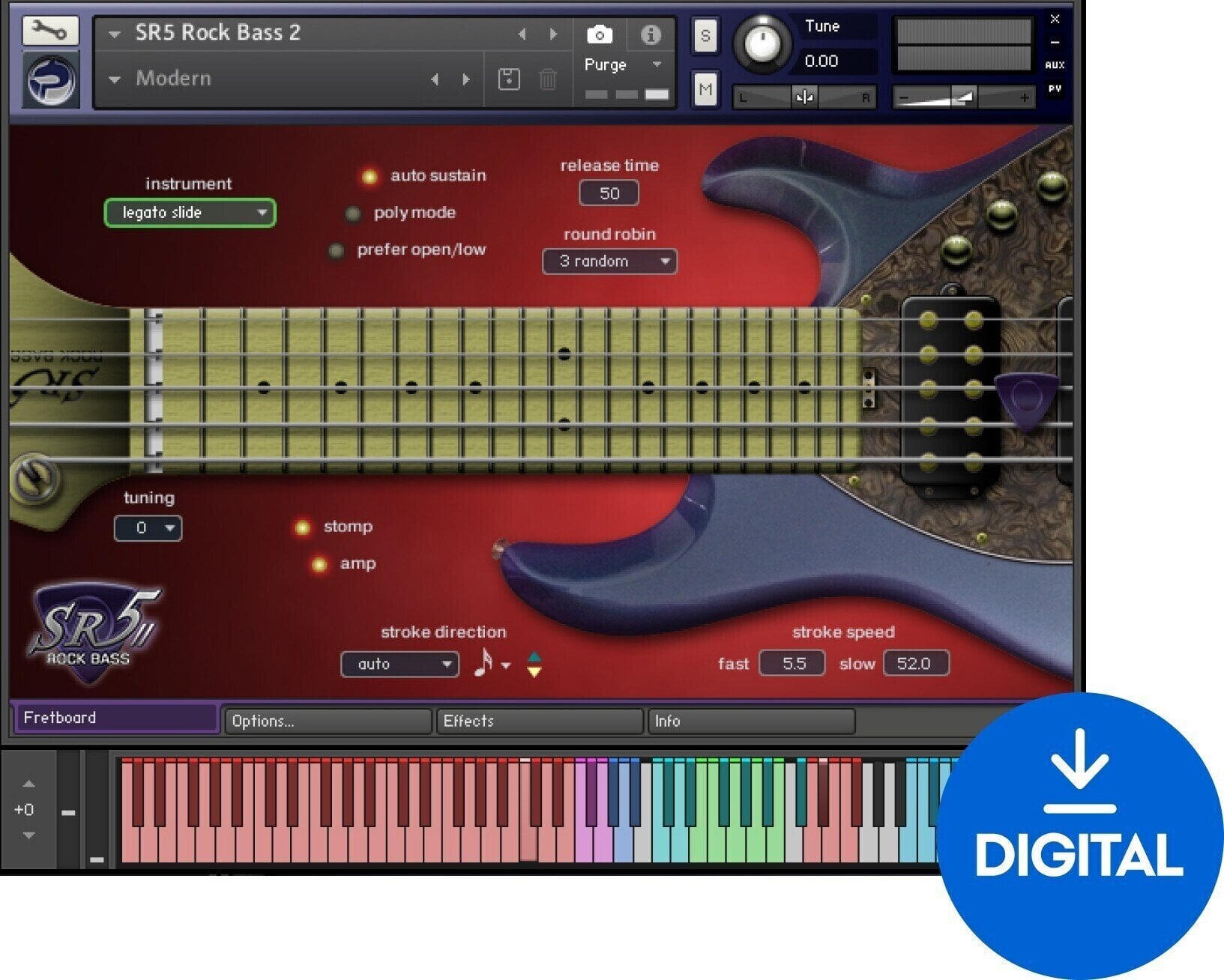 VST Instrument Prominy SR5 Rock Bass 2 (Digitaalinen tuote)