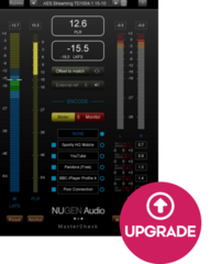 Update / Upgrade / Expansion Nugen Audio Mastercheck UPG (Digitales Produkt)