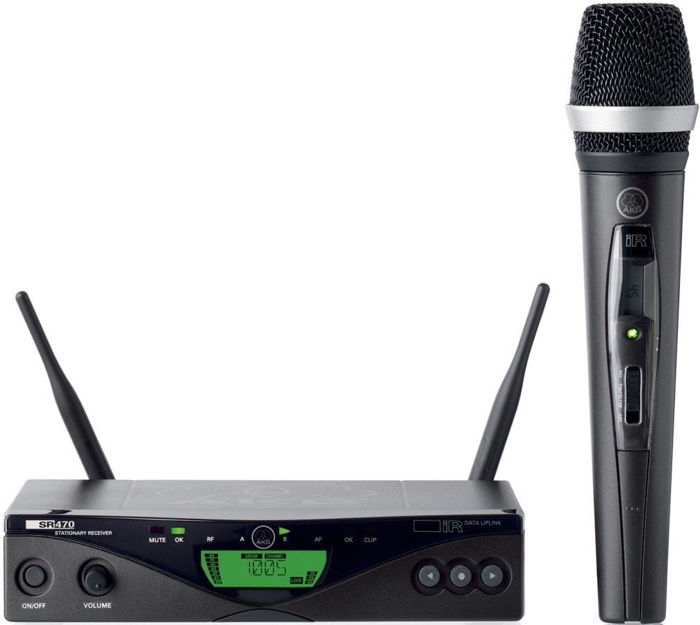 Set Microfoni Palmari Wireless AKG WMS 470 VOCAL SET D5-B3A