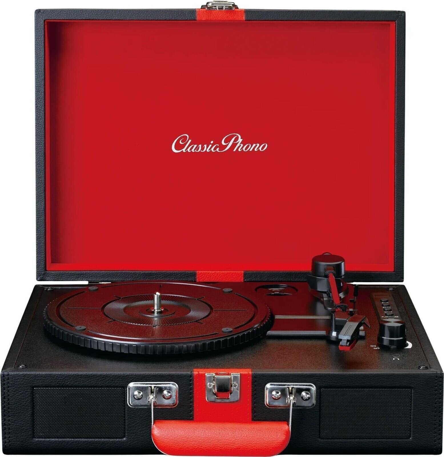 Placă turnantă portabil Lenco TT-110BKRD Red Placă turnantă portabil