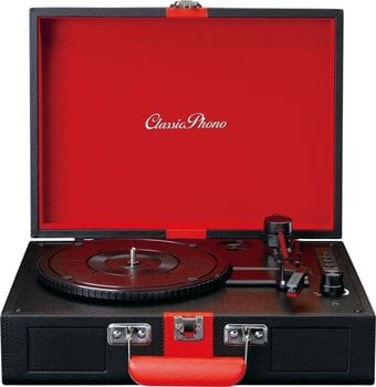 Placă turnantă portabil Lenco TT-110BKRD Red Placă turnantă portabil - 1