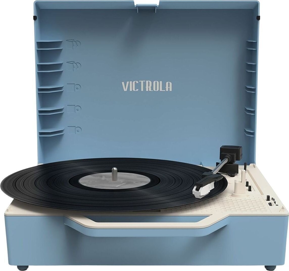 Portable turntable
 Victrola VSC-725SB Re-Spin Blue Portable turntable