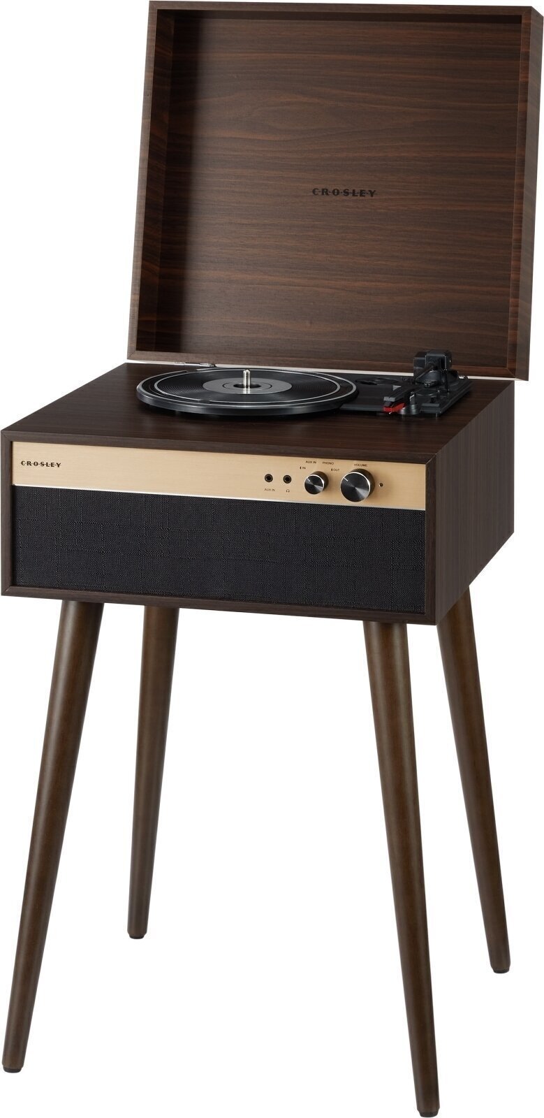 Retro-Plattenspieler Crosley Jasper Walnut Retro-Plattenspieler