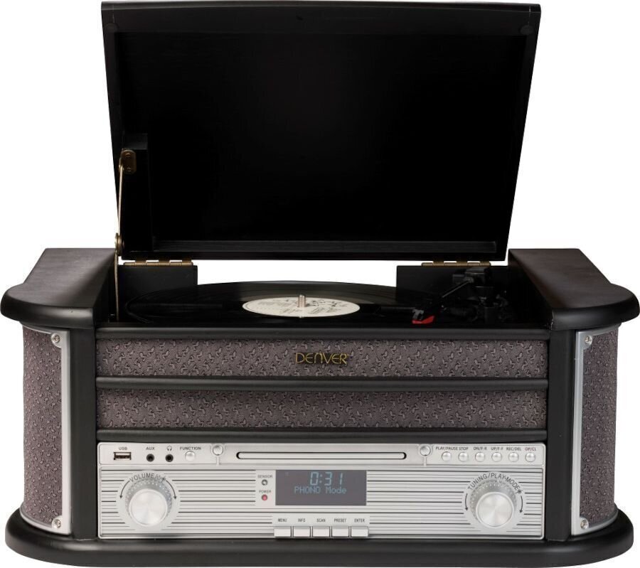 Ретро грамофон Denver MRD-51 Black Ретро грамофон