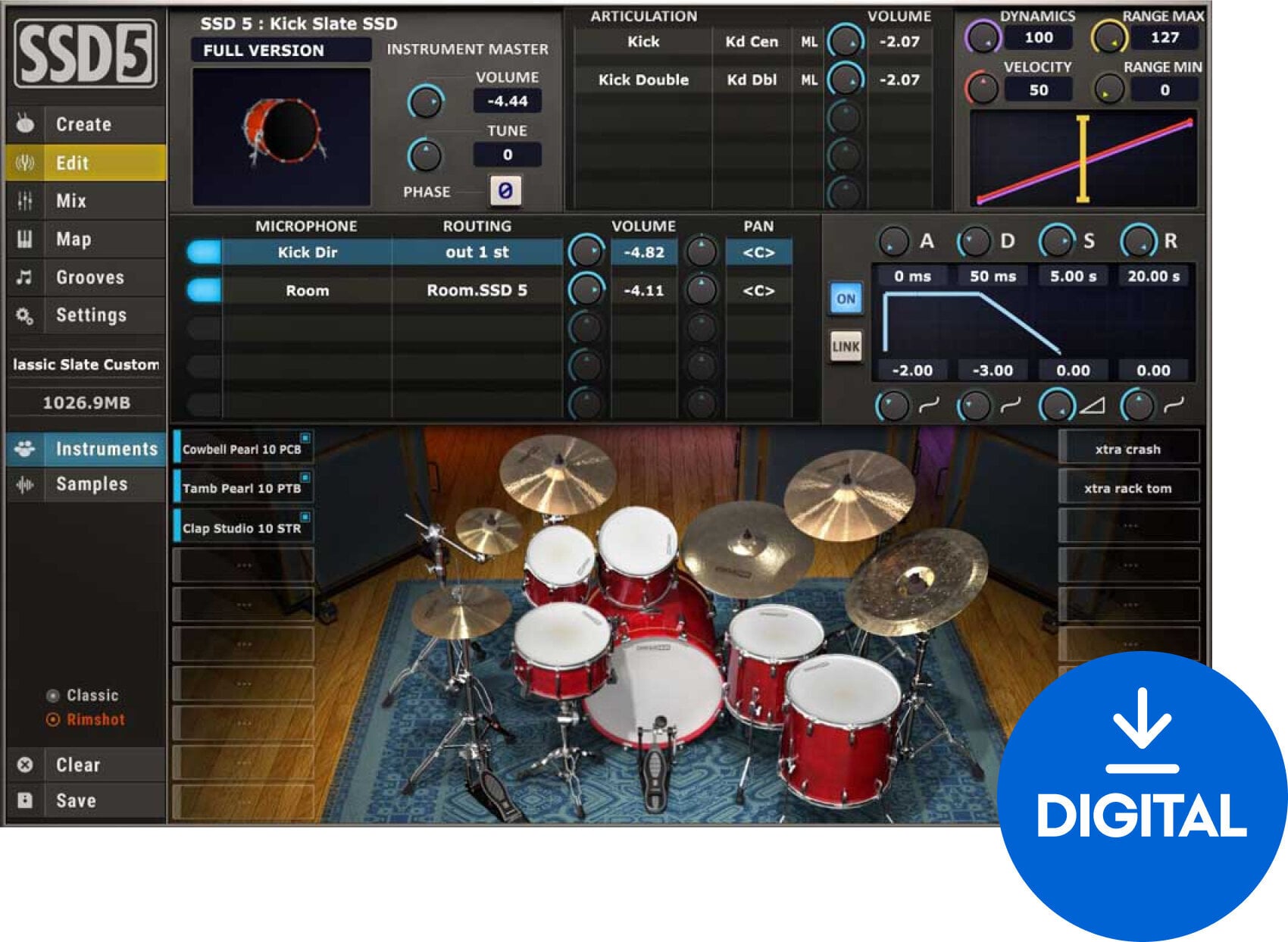 VST Instrument Steven Slate Drums 5 (Digitaalne toode)