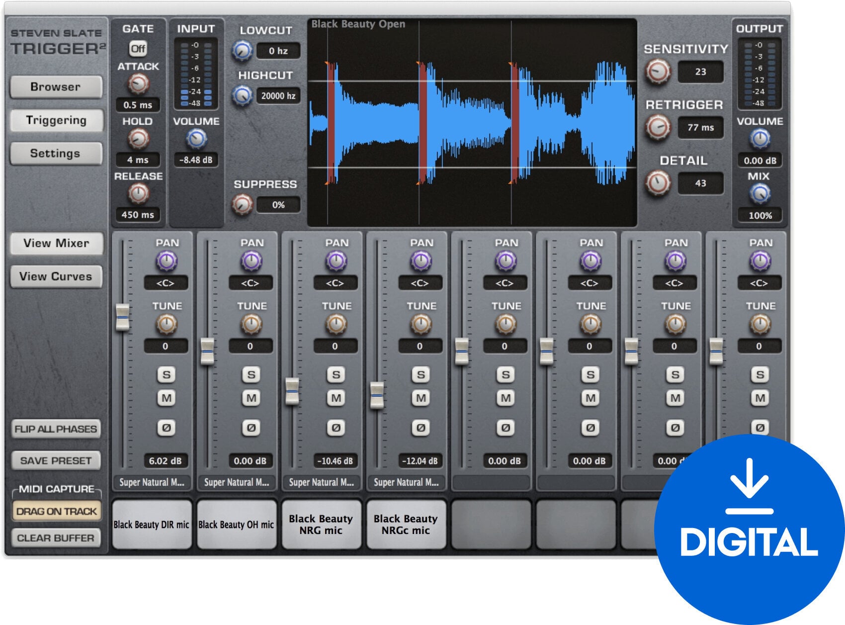 VST Instrument Steven Slate Trigger 2 Platinum (Дигитален продукт)